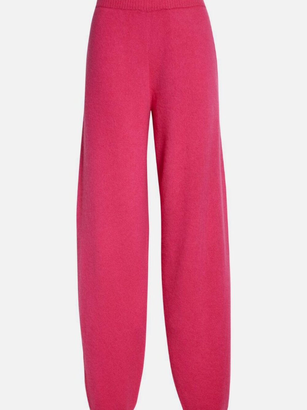 The Elder Statesman Women's Pink Cashmere Joggers Pants Size M